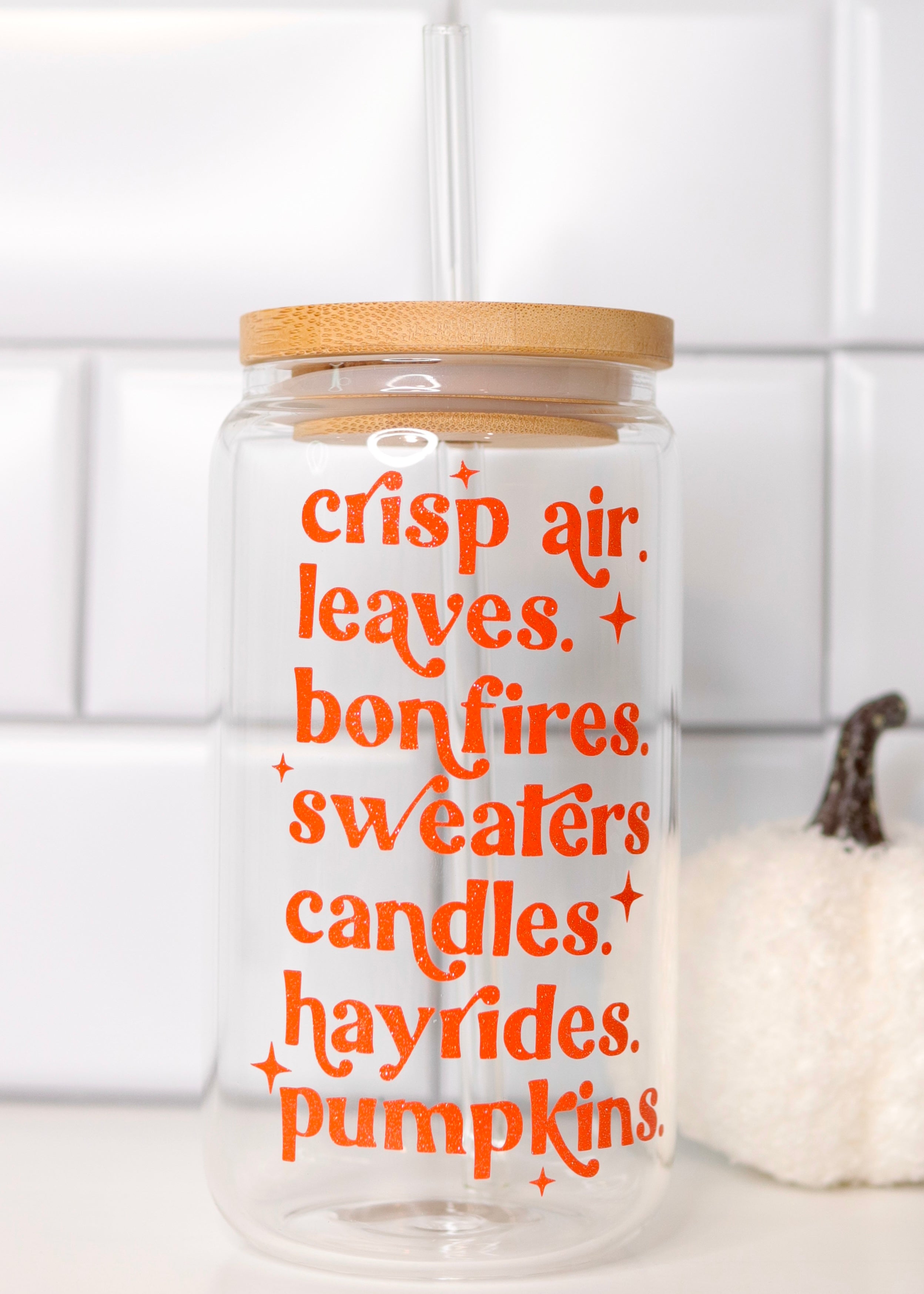 Fall Glass Can