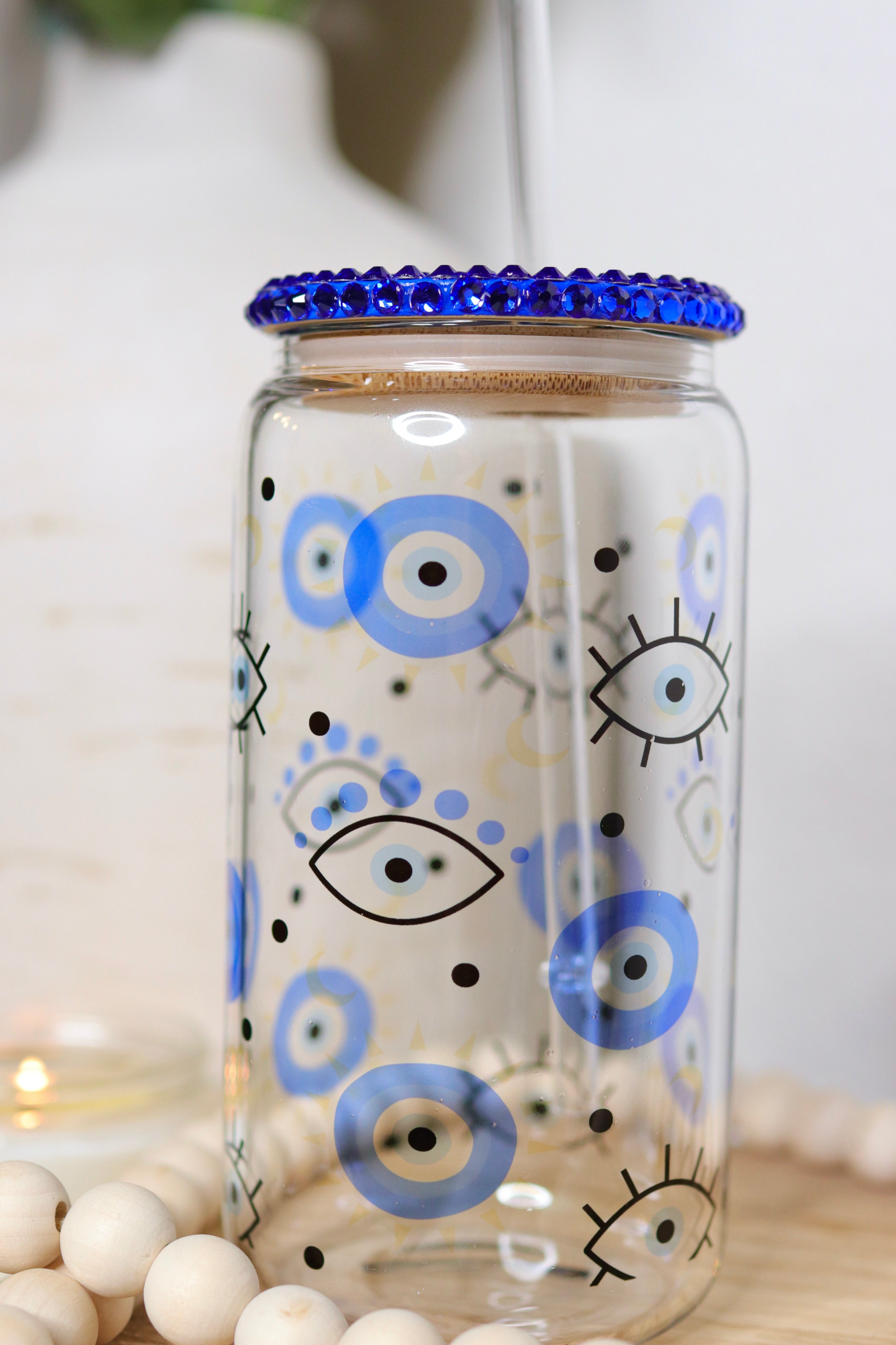 Evil Eye Wrap Glass